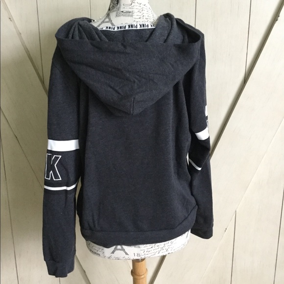 🖤PINK Collegiate Lace-Up Pullover🖤 - Picture 4 of 8